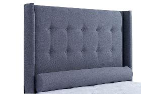 upholstered Bosworth headboard for our adjustable beds