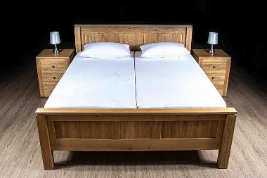 York Superking solid oak adjustable bed