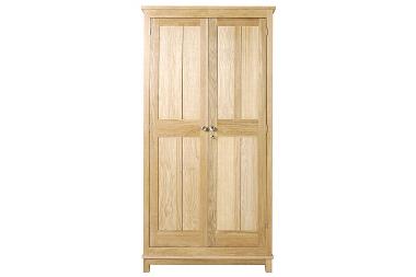 Arundel solid oak all hanging wardrobe