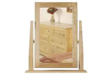 Arundel solid oak dressing table swing mirror