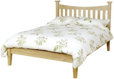 Hunston solid oak bed frame by Charles Edwards