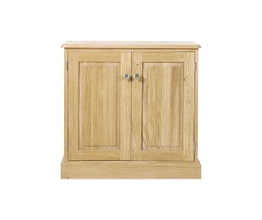 Westminster solid oak printer cabinet with shelf