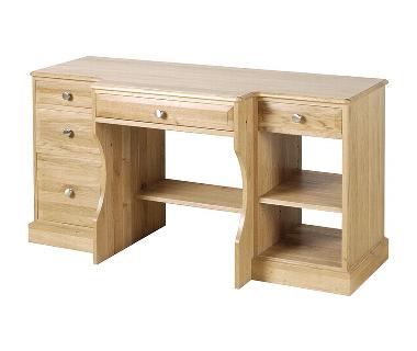 Westminster solid oak computer desk