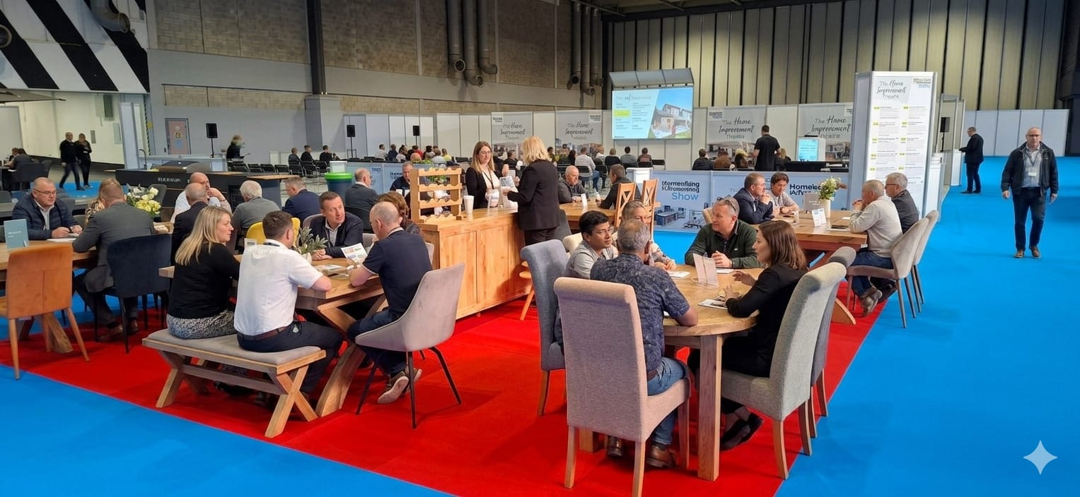 The show floor at the National Homebuilding and Renovating Show, NEC Birmingham