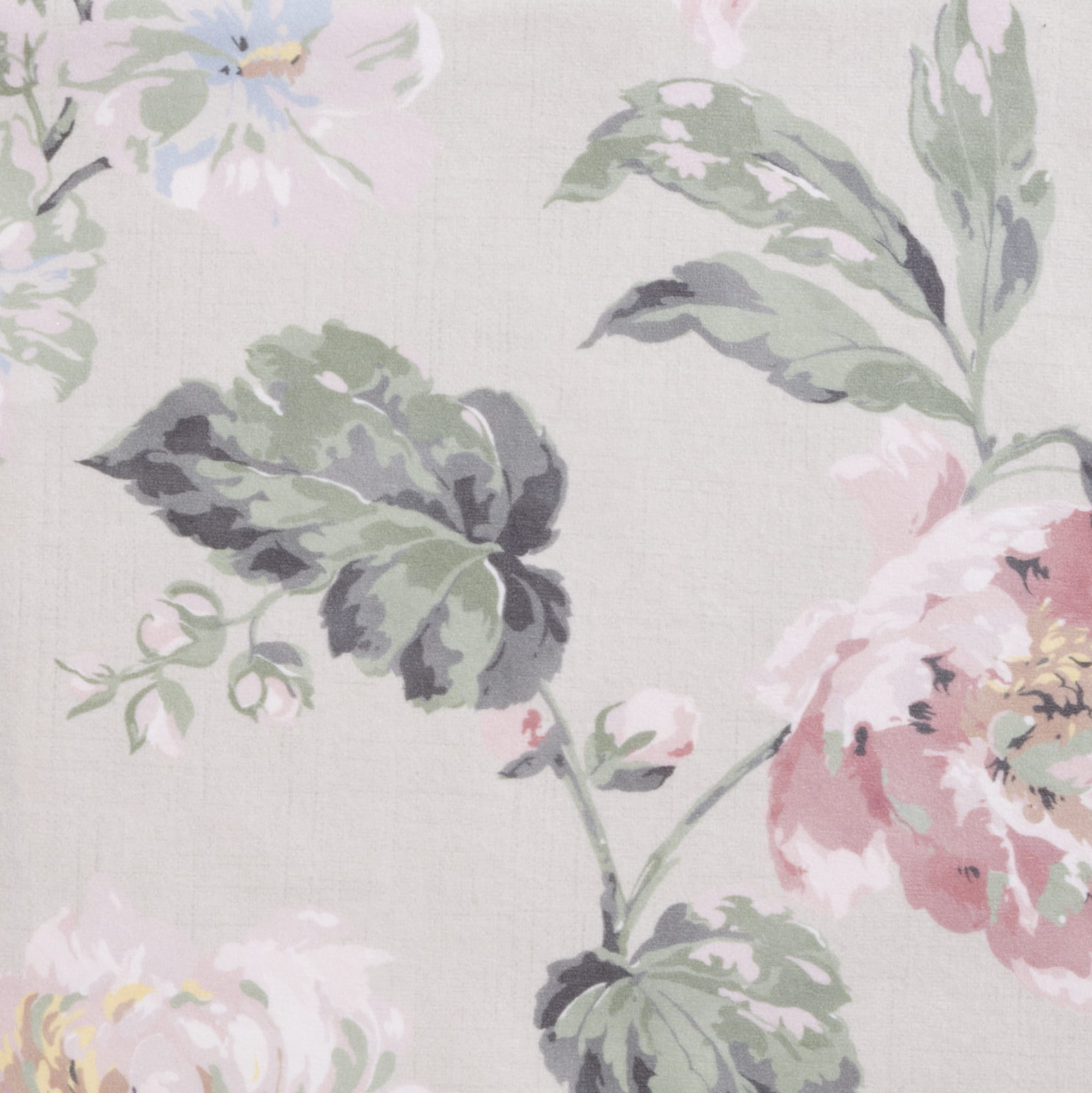 Cristina Marrone pink peony floral designer fabric