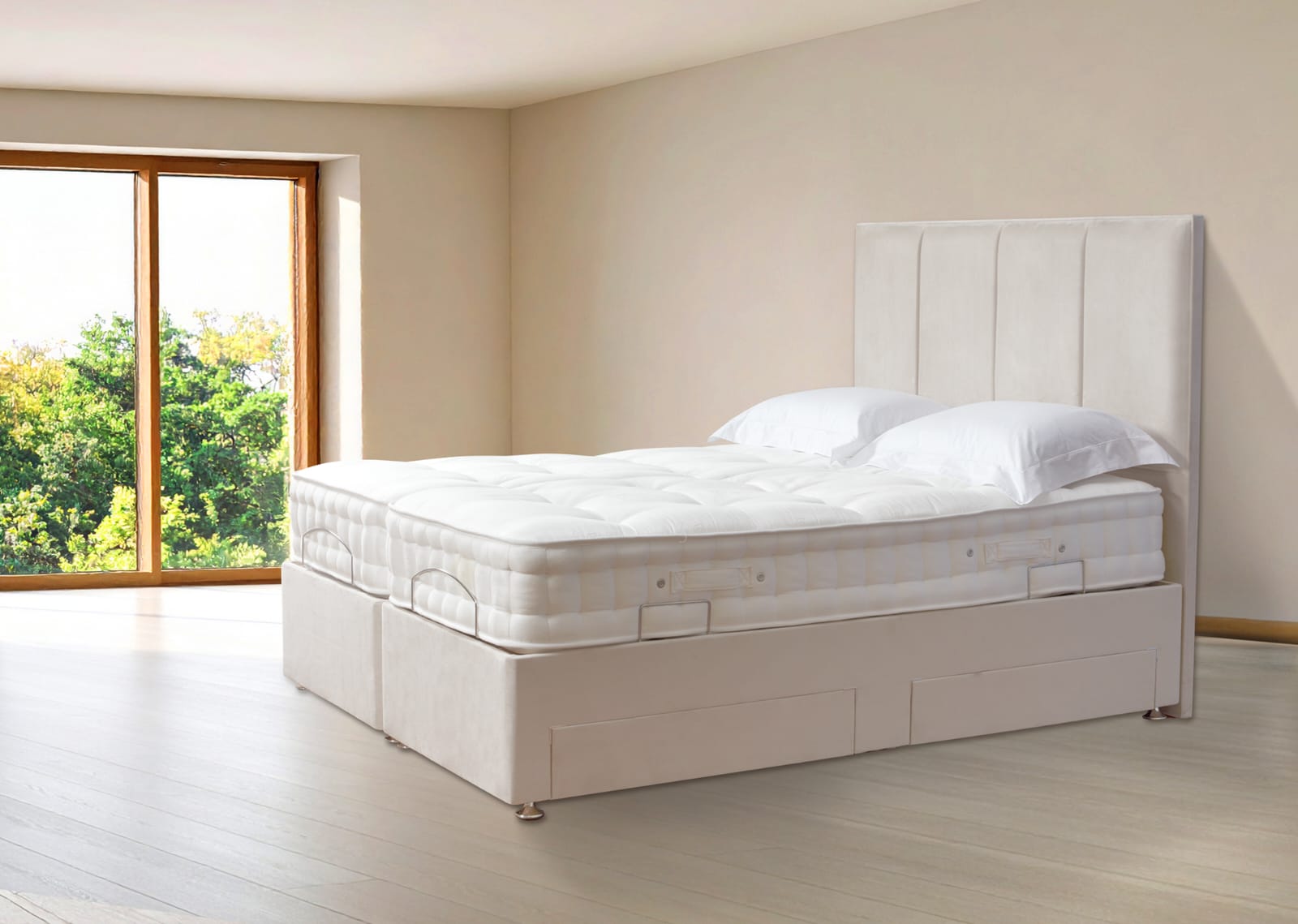 Avon bed angled view